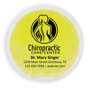6” Round Cloth-Backed Reusable Hot/Cold Gel Packs Yellow (CB-6RDPL-Y)