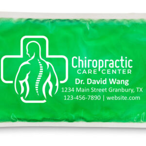 6"x10" Cloth-Backed Reusable Hot/Cold Gel Packs Green (CB610-G)