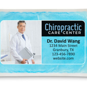 Full Color 6"x10" Cloth-Backed Reusable Hot/Cold Gel Packs Blue (CB610-B4)