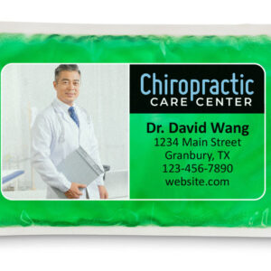 Full Color 6"x10" Cloth-Backed Reusable Hot/Cold Gel Packs Green (CB610-G4)