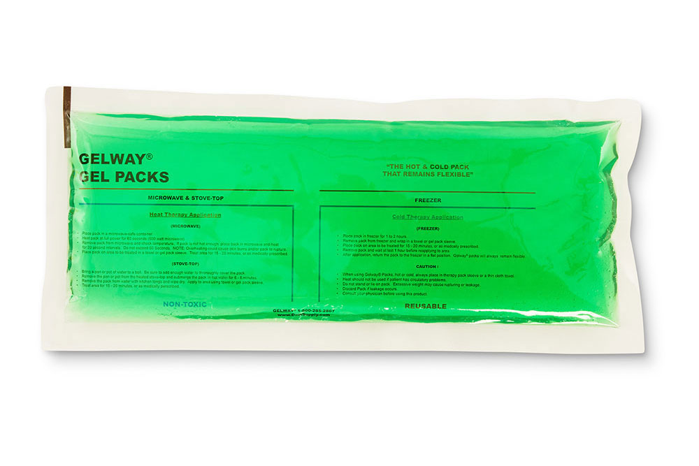 10049-4x9-Green-Reusable-Hot-Cold-Gel-Packs-Chiropractic-Supplies