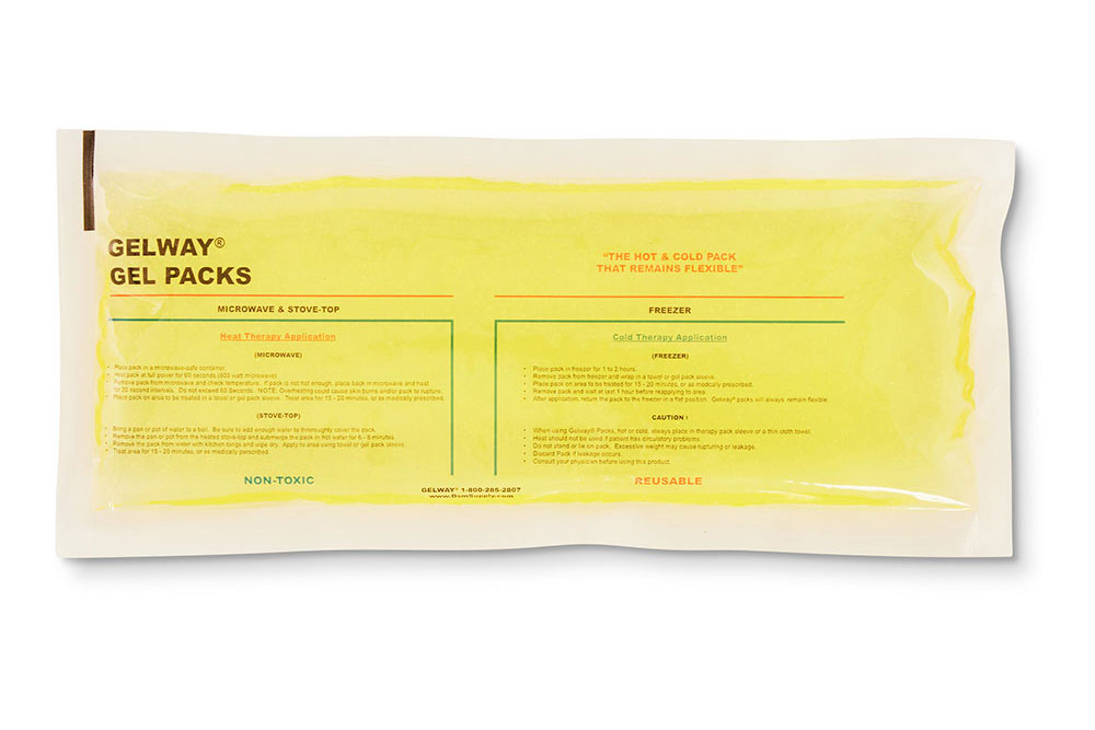 10049-4x9-Yellow-Reusable-Hot-Cold-Gel-Packs-Chiropractic-Supplies