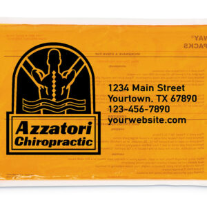 Personalized 10” x 15” Hot/Cold Gel Packs Orange (1001015-O)