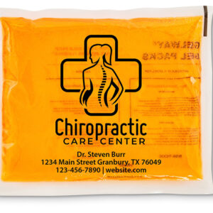 Personalized 6” x 7” Hot/Cold Gel Packs Orange (10067-O)