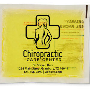Personalized 6” x 7” Hot/Cold Gel Packs Yellow (10067-Y)