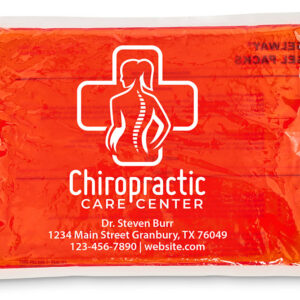 Personalized 9” x 12” Hot/Cold Gel Packs Red (100912-R)