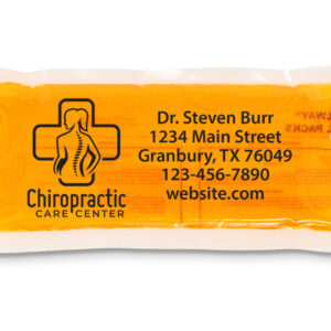 Personalized 4” x 9” Hot/Cold Gel Packs Orange (10049-O)