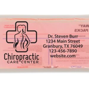 Personalized 6” x 12” Hot/Cold Gel Packs Pink (100612-P)