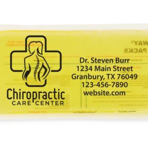 Personalized 6” x 12” Hot/Cold Gel Packs Yellow (100612-Y)